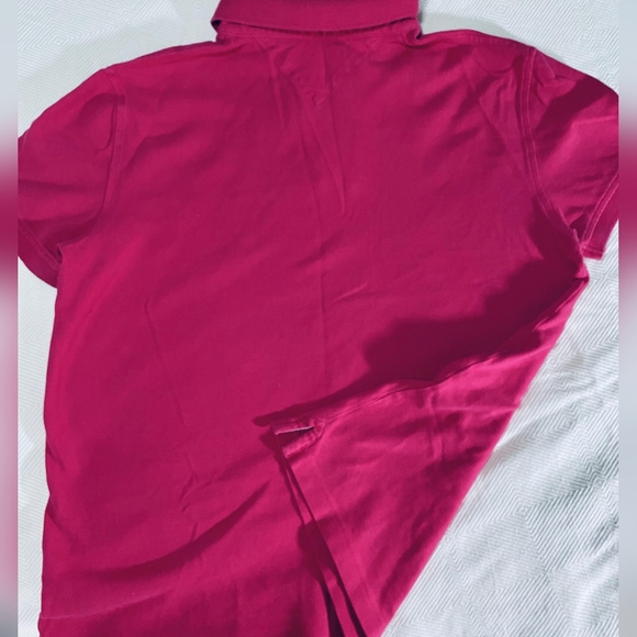 Tommy Hilfiger Custom Fit Collection Fuscia Polo Shirt - Picture 9 of 13